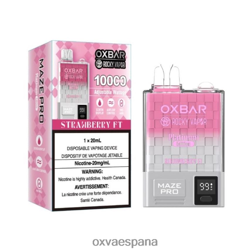 OXVA BARCELONA R4R0LP13 OXVA OXBAR MAZE PRO 10000 pies de fresa